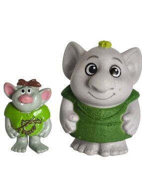 Disney Frozen Trolls Petite Rock Baby and Grand Pabbie Stone Rock Troll Figure S